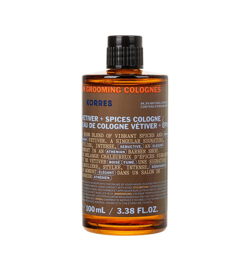 Eau de Cologne Vetiver + Spices for Men Men Korres