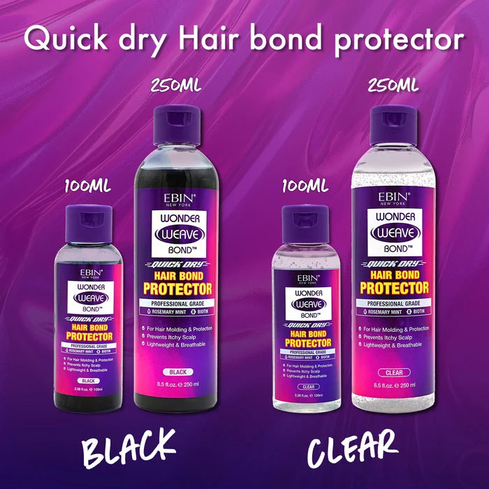 Ebin New York Wonder Weave Bond Hair Protector (Black)