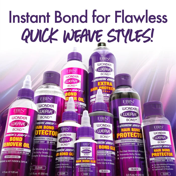 Ebin New York Wonder Weave Bond Hair Protector (Black)