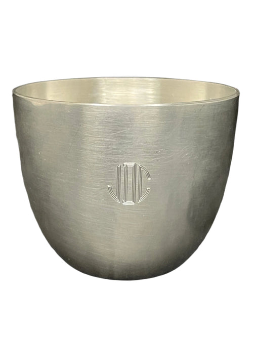 Engraved Empire Pewter Jefferson Cup "JDC".