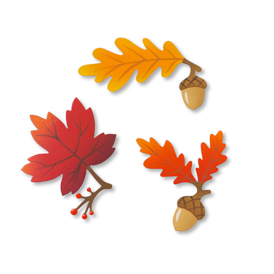 Fall Leaves Magnets S/3