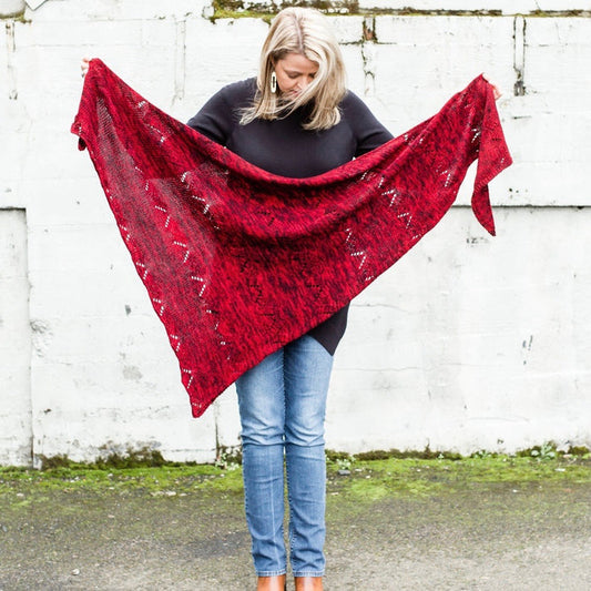 Fallen Petals Shawl by Olive Knits, Marie Greene - KIT
