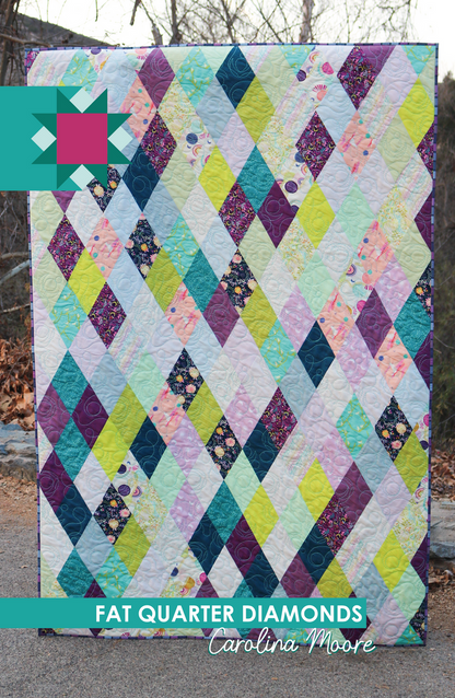 Fat Quarter Diamonds - Printed