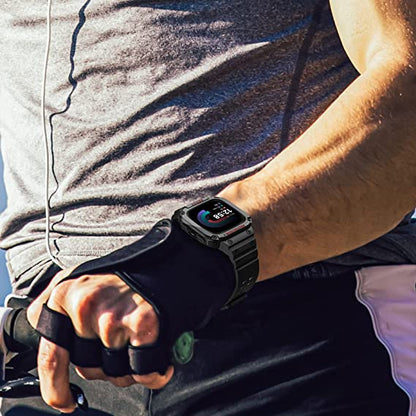 Fitbit Versa 4/3/2/1, Fitbit Sense 2/1 Sports Band with Bumper Cover | Fintie
