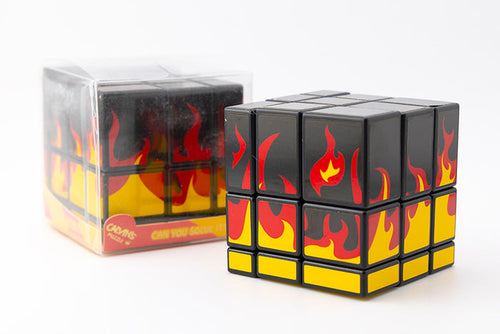 Flame Mirror Cube - Black