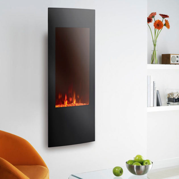 FocalPoint LED Electric Fire Ebony Grand Black