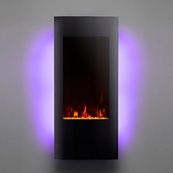 FocalPoint LED Electric Fire Ebony Grand Black