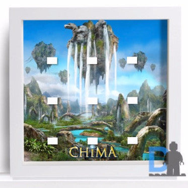Lego Legends of Chima minifigures frame - Lego Minifigures Display