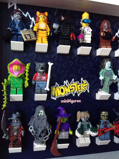 Lego Monsters series 14 minifigures frame - Lego Minifigures Display