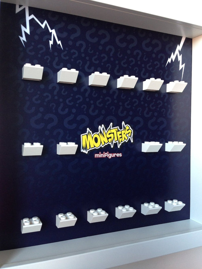 Lego Monsters series 14 minifigures frame - Lego Minifigures Display