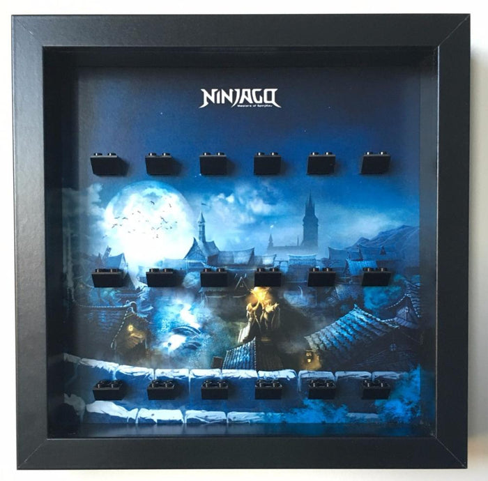 Lego Ninjago minifigures frame - Lego Minifigures Display