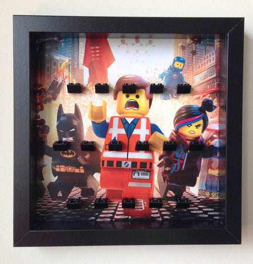 The Lego Movie minifigures frame - Lego Minifigures Display