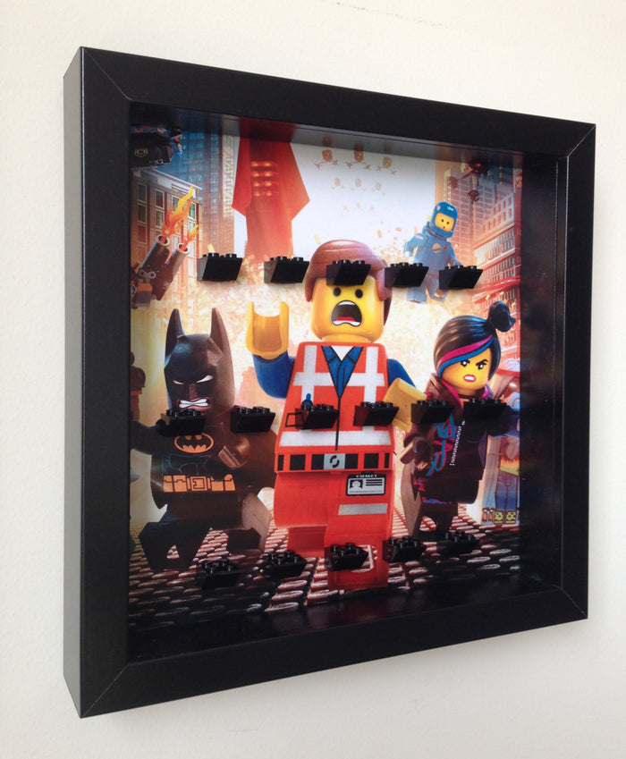 The Lego Movie minifigures frame - Lego Minifigures Display