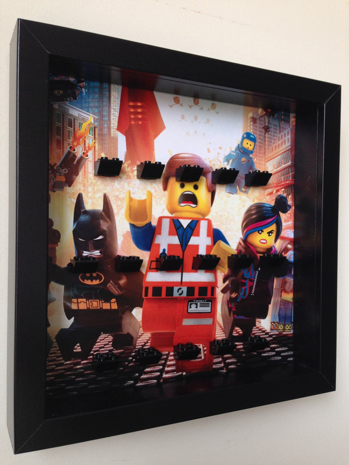 The Lego Movie minifigures frame - Lego Minifigures Display