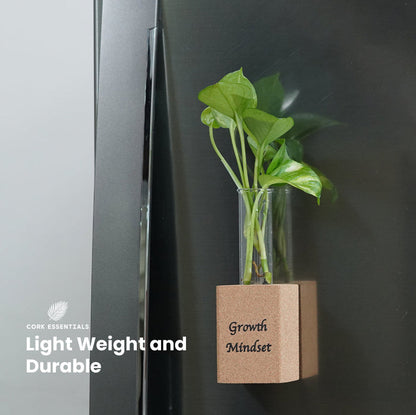 Fridge Magnet Planter Growth Mindset With Test Tube
