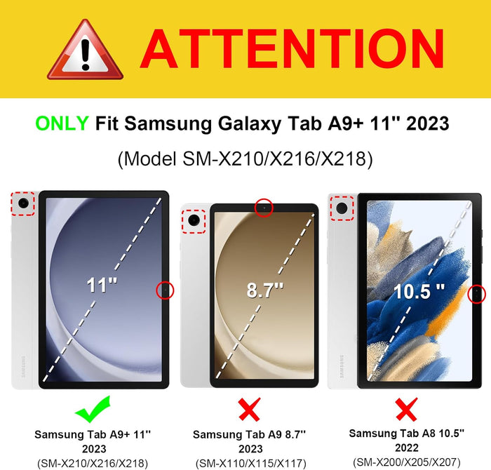 Galaxy Tab A9 Plus 11" Silicone Case | Fintie