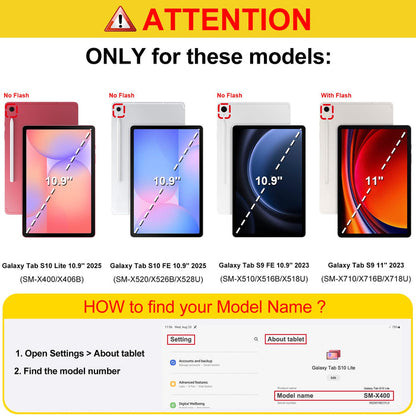 Galaxy Tab S10 Lite 2025/ Tab S10 FE 5G 10.9" (2025)/Galaxy Tab S9 FE 5G 10.9"/Galaxy Tab S9 11" Tuatara Shockproof Case | Fintie