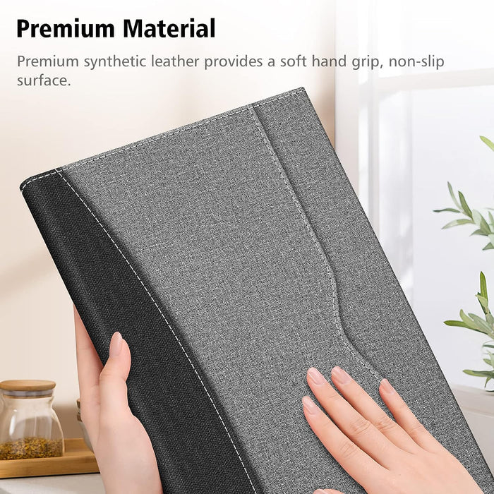 Galaxy Tab S10 Ultra, Tab S9 Ultra 14.6-inch Multiple Angle Portfolio Cover w/ Magnetic Closure | Fintie