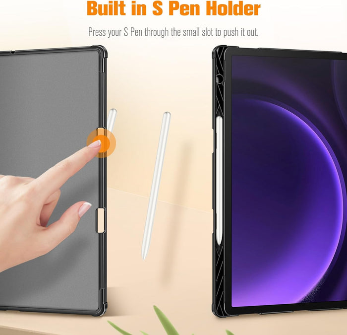 Galaxy Tab S9 FE Plus Portfolio Business Cover w/ Multiple Angles | Fintie