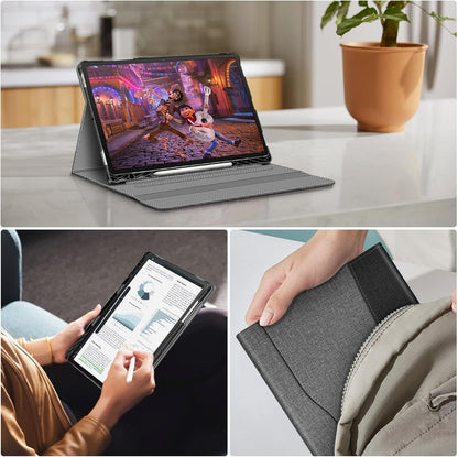 Galaxy Tab S9 FE Plus Portfolio Business Cover w/ Multiple Angles | Fintie