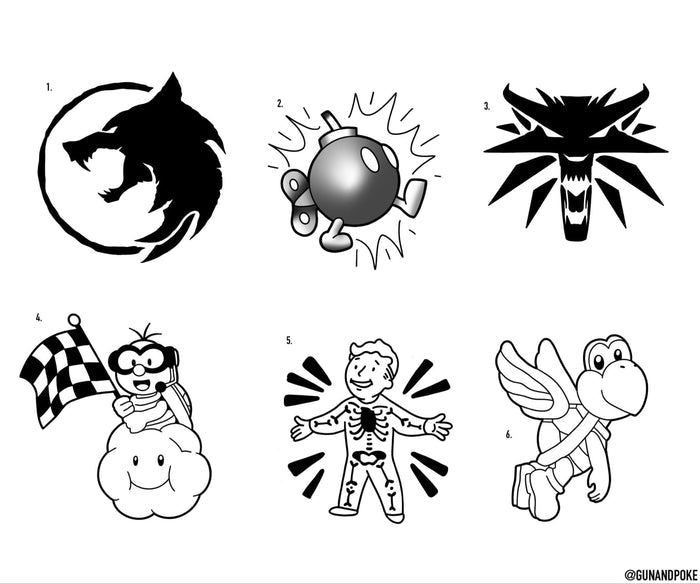 Gaming inspired designs by Amy (ROUND 2)