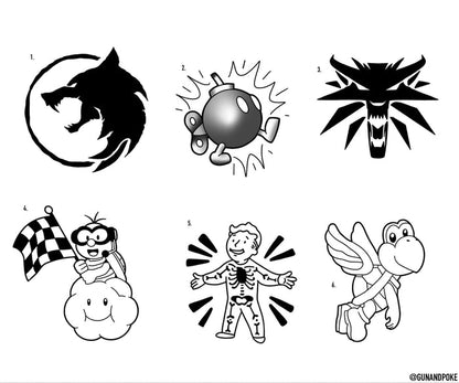 Gaming inspired designs by Amy (ROUND 2)
