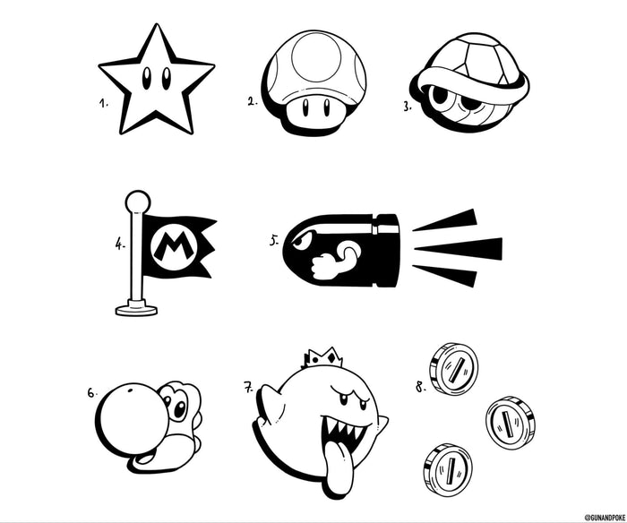 Gaming inspired designs by Amy (ROUND 2)