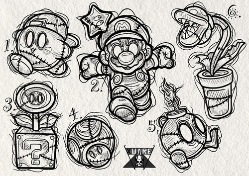 Gaming inspired designs by Emily (ROUND 2)