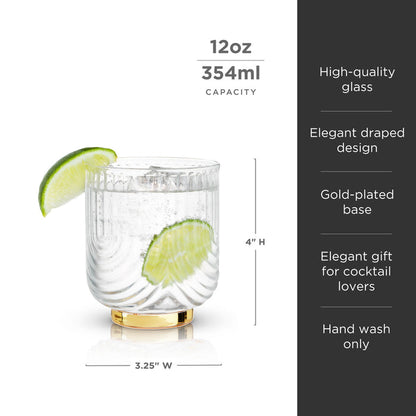 Gatsby Tumblers Set of 2 (Online Only)
