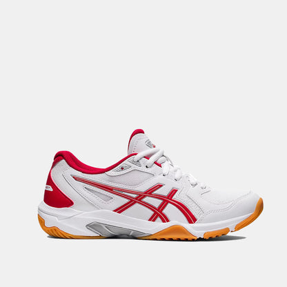 Side view of Women's Asics Gel-Rocket 10.