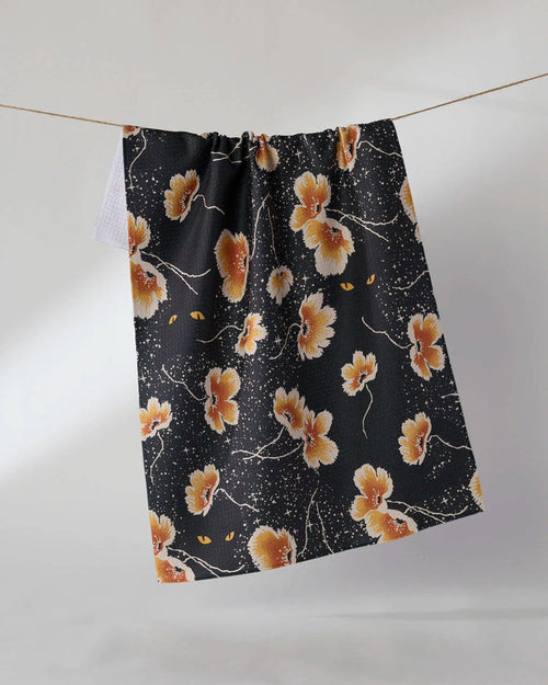 Geometry - Cats Eye Tea Towel - Halloween 2026 Tea Towel