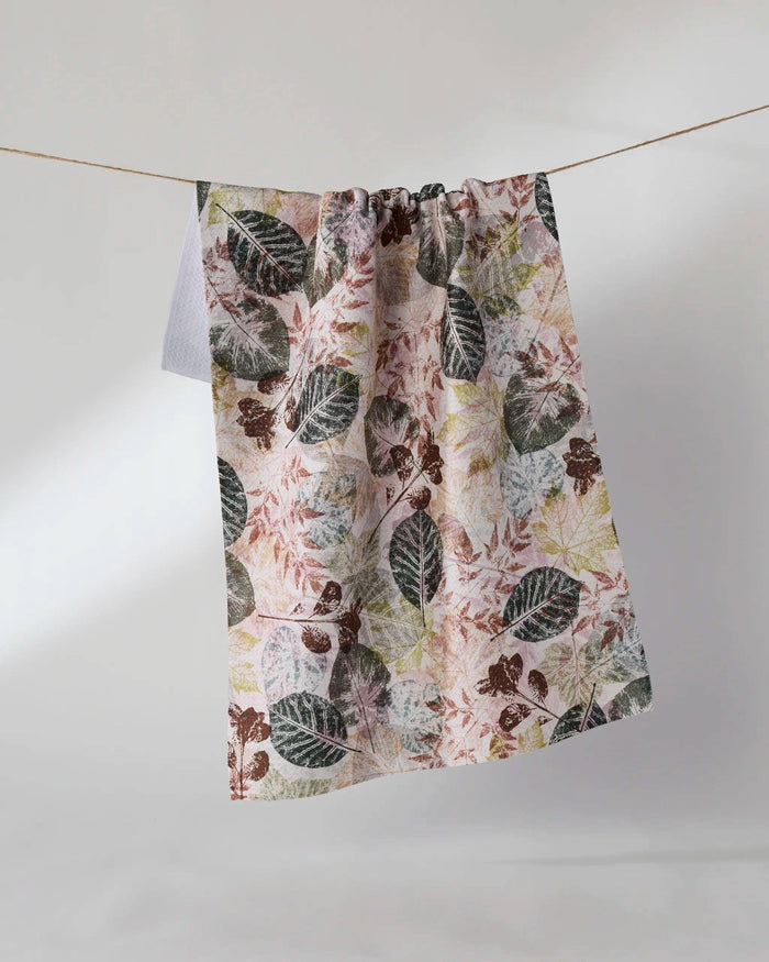 Geometry - Woodland Press Tea Towel