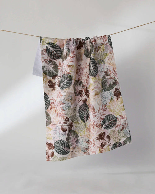 Geometry - Woodland Press Tea Towel