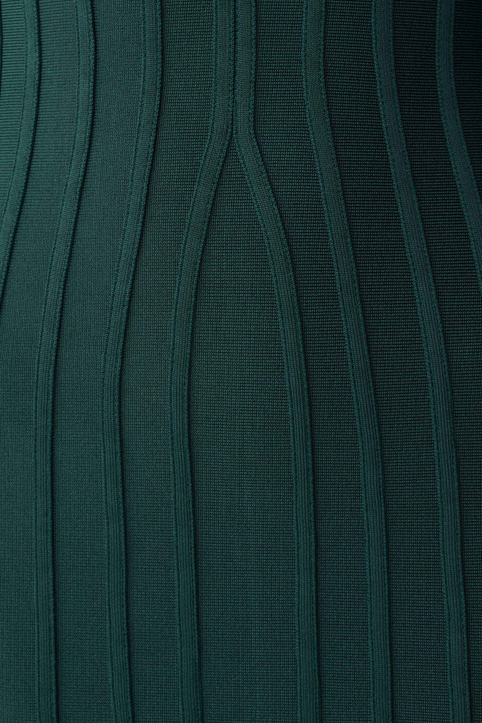 Gia Bandage Knit Midi Dress - Teal