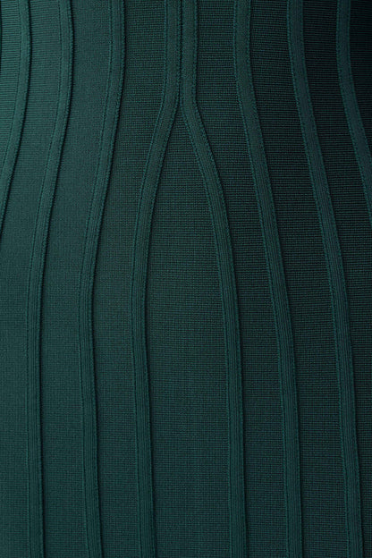 Gia Bandage Knit Midi Dress - Teal