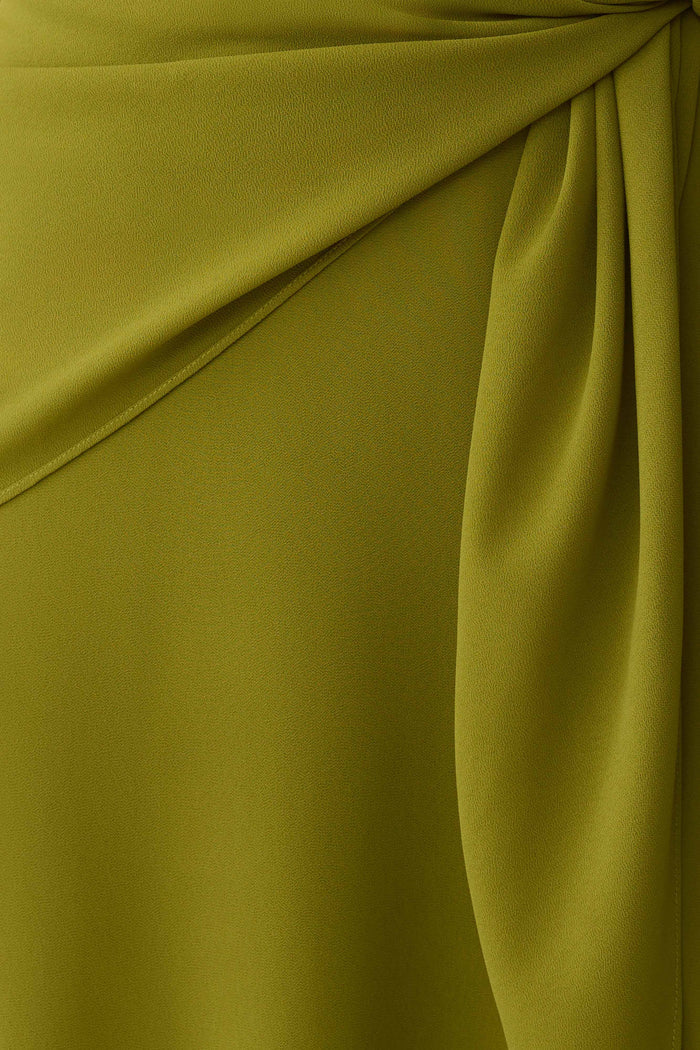 Gianna Halter Maxi Dress - Olive