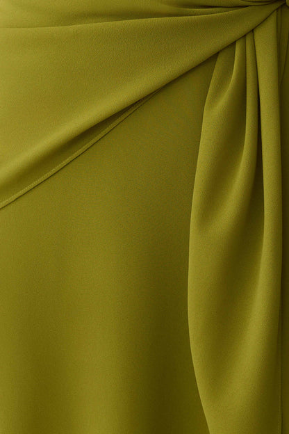 Gianna Halter Maxi Dress - Olive