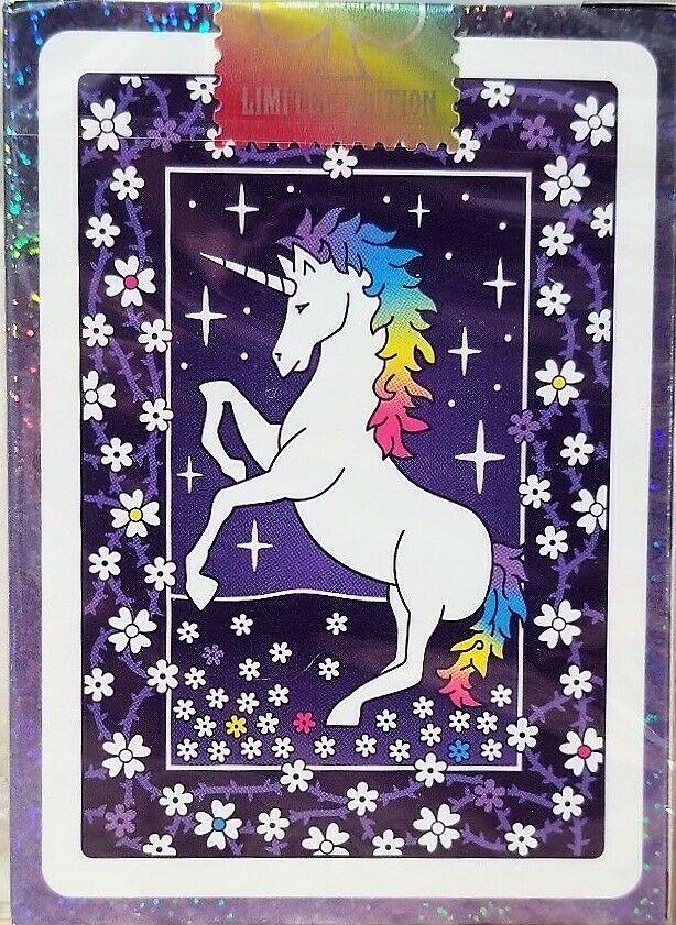 Gilded Bicycle Rainbow Unicorn Playing Cards Playing Cards by US Playing Card Co.