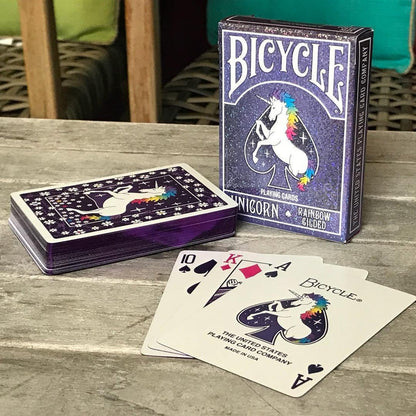 Gilded Bicycle Rainbow Unicorn Playing Cards Playing Cards by US Playing Card Co.