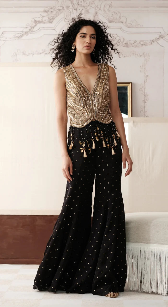 Gold & Obsidian Set