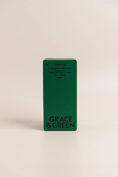 Grace & Green Applicator Tampons - Super