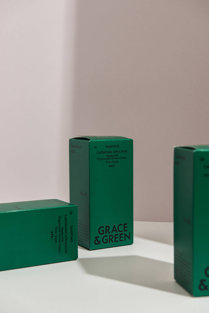 Grace & Green Applicator Tampons - Super