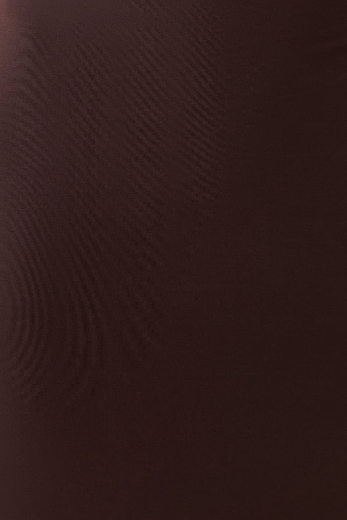 Greer Knee Length Skirt - Espresso