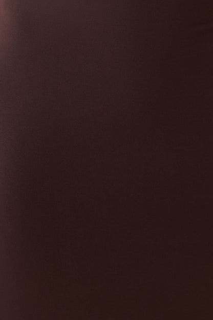 Greer Knee Length Skirt - Espresso