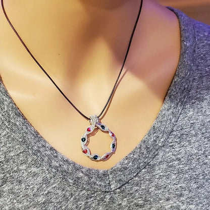 AMD1155Christmas Holiday Wreath Necklace Wire Wrapped CrystalsJewelryNecklaces$ 69.00Alexa Martha Designs