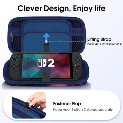 HardShell Carrying Case for Nintendo Switch 2 (2025), Game Console Portable Travel Bag | Fintie