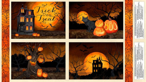 HAUNTED NIGHT PLACEMAT PANEL