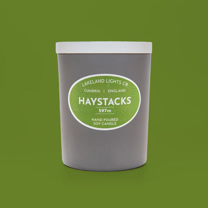 Lakeland Lights Company Haystacks - Tobacco, Jasmine & Sandalwood Soy Candle