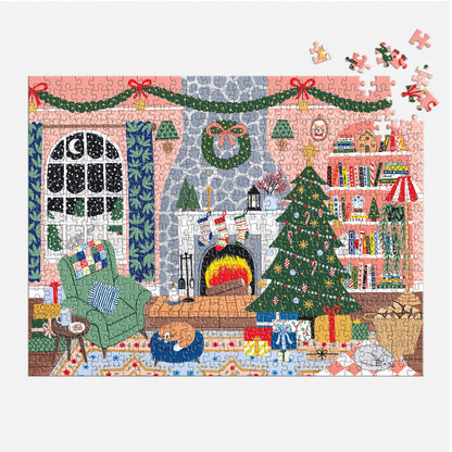 Home for the Holidays 500 Piece Advent Puzzle Calendar Jigsaw Puzzle Holly Maguire