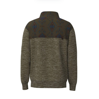 Hooey Men's Stevie Daytime Drifter Pullover in Brown